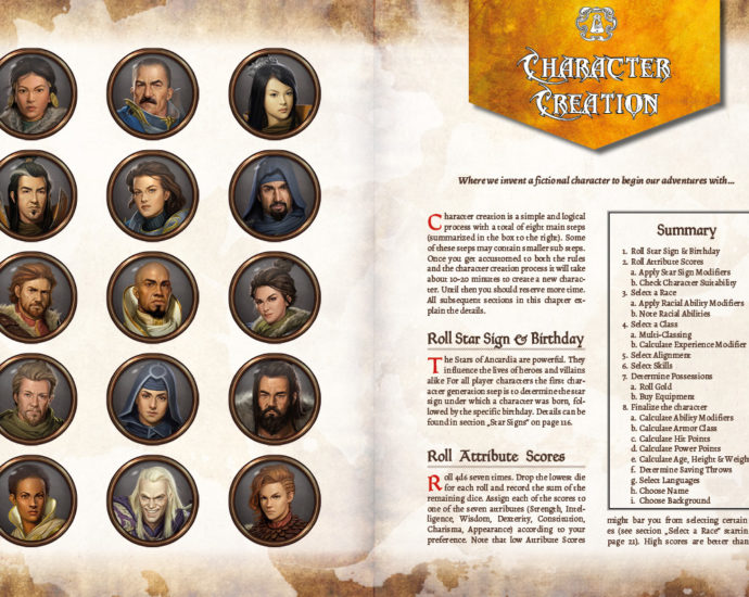 Character Creation in ADOM RPG